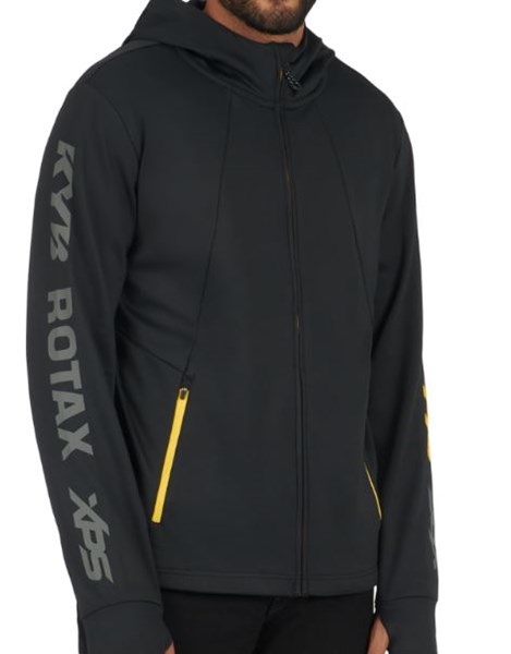 Ski-Doo Men's X-Team Edition Sno-X Zip-Up Hoodie Svart