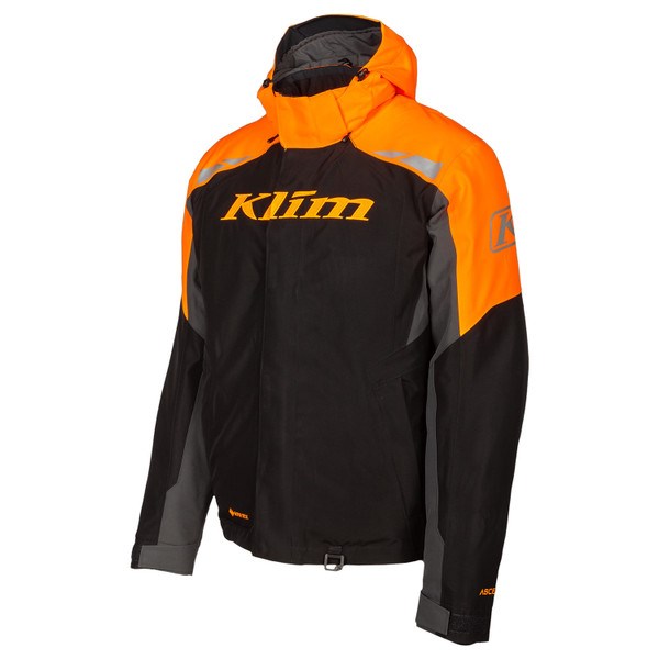 Klim Rift Jacket Black - Strike Orange