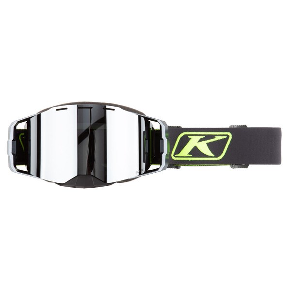 Klim Edge Goggle Focus Asphalt Hi-Vis Dark Smoke Silver Mirror